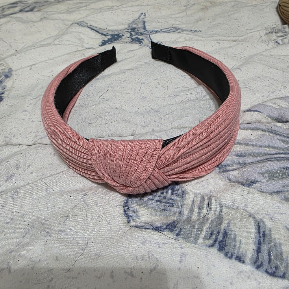 Pink Knotted Headband